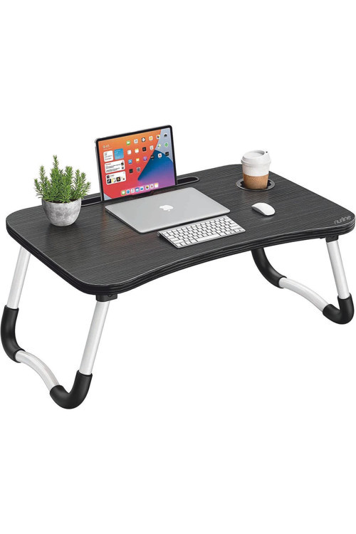Laptop Masası Yatak Masası Portatif Katlanır Laptop Sehpası Çalışma , Kamp , Hasta Masası
