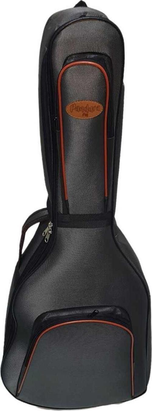 Profesyonel Su Geçirmez 20 Mm Pedli Gigbag Akustik Gitar Kılıfı Gri