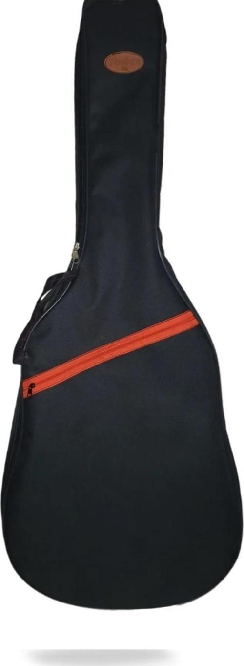 Su Geçirmez 10 Mm Pedli Soft Case Klasik Gitar Kılıfı - Siyah - Ahşap Pena Kolye Hediye