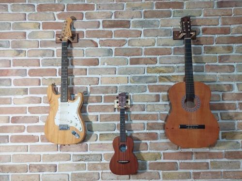 Ukulele Stand Duvar Askı Aparatı Stantı Naturel