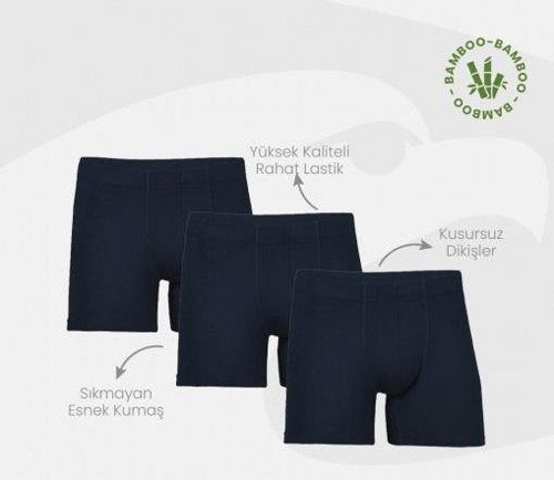 6 Adet Şahin Erkek Bambu Boxer 70059