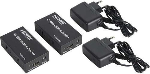 DD471 Hdmi RJ45 4K@30HZ Extender Metal 60m Uzatıcı