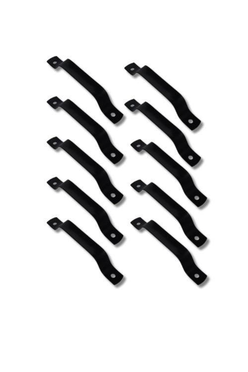 Demir Doğrama Kulp Küçük 115X14 Mm Siyah - 10 Adet