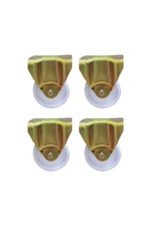 741- 55 Mm'Lik Polyamid Makaralı Sabit Ağır Sanayi Tekerlek 4 Ad.