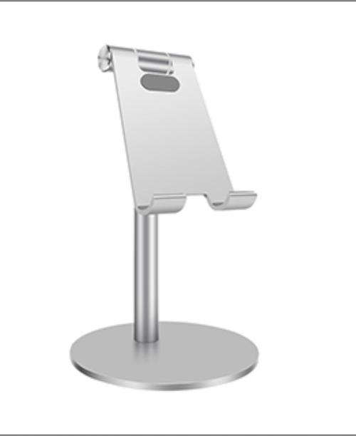 T40-3 Ayarlanabilir Ergonomik Telefon Tablet Standı Silver