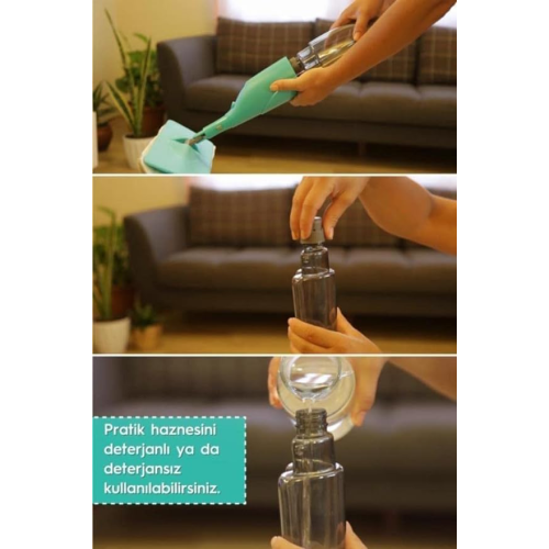 Büro Ev Ofis Temizliği için Sprey Hazneli Paspa Etkili Mop