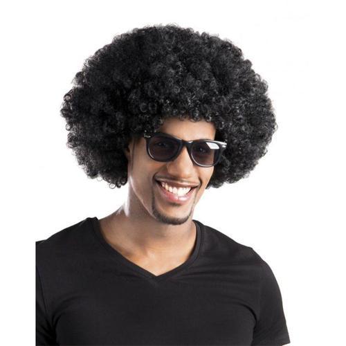 Büro Ev Ofis Etkinlik Gösteri Kostüm Peruğu için Siyah Kıvırcık Afro Bonus Peruk Saç