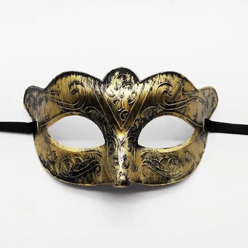Büro Ev Ofis Gösteri Balo Kostüm Maskesi için Golden Eskitme Venedik Tarzı Maske