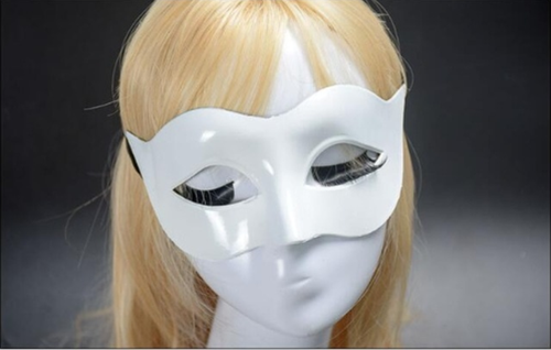 Büro Ev Ofis Gösteri Balo Kostüm Maskesi için Beyaz Maskarat Venedik Maske