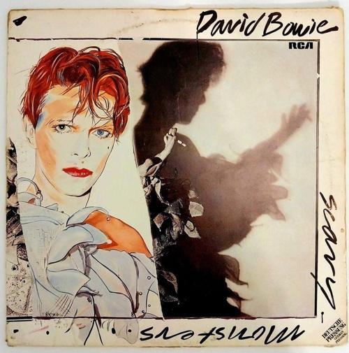 UrazPlak David Bowie - Scary Monsters (1982 Almanya, Orj Iç Zarf)