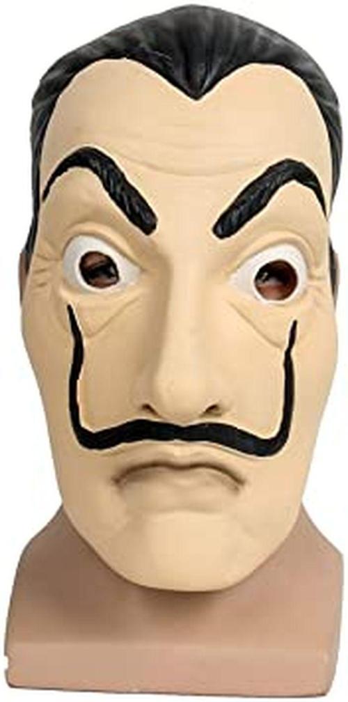 Büro Ev Ofis Etkinlik Gösteri Salvadoor Dali Kostümü için La Casa De Papel Maskesi