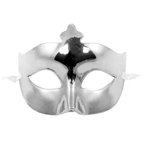 Büro Ev Ofis Etkinlik Gösteri Balo Kostüm Maskesi için Silver Parlak Maske