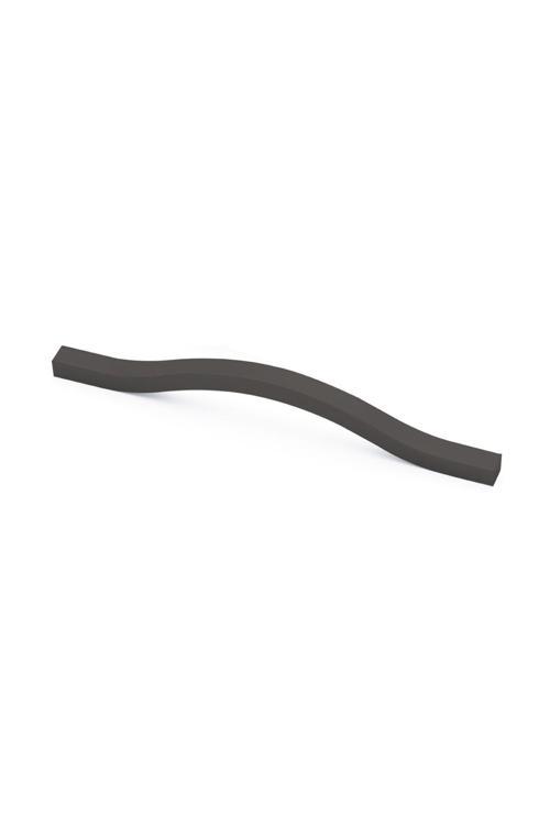 İdil Klas Alüminyum Metal Lüks Modern Mobilya Çekmece Mutfak Dolabı Kulpu Siyah 224 mm
