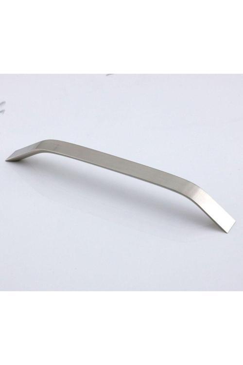 Şahin Alüminyum Metal Lüks Modern Mobilya Çekmece Mutfak Dolabı Kulpu İnox 160 mm