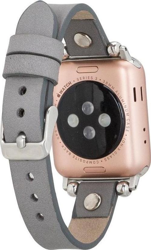 Apple Watch Uyumlu Deri Kordon Visby 38-40-41mm RST9