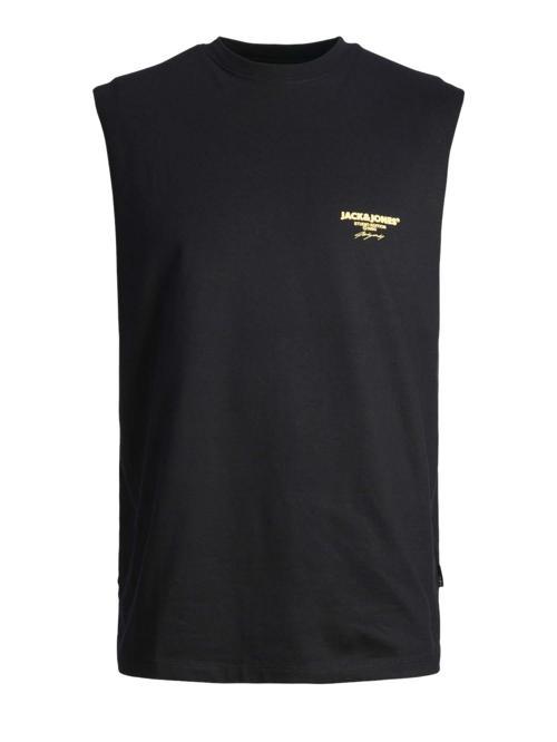 Jack & Jones Erkek Sıfır Kollu Oversize T-shirt - 12256503
