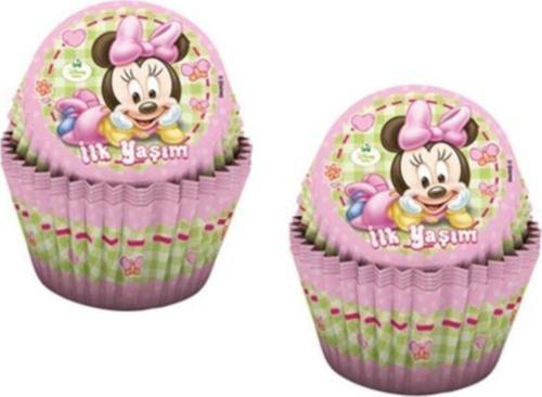 Ilk Yaşım Baby Minnie Cupcake Kabı 24 Adet