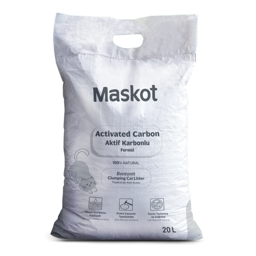 Aktif Karbonlu Kedi Kumu 20 L