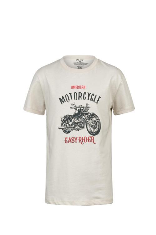 Aja Çocuk Baskılı T-Shirt Kum 212