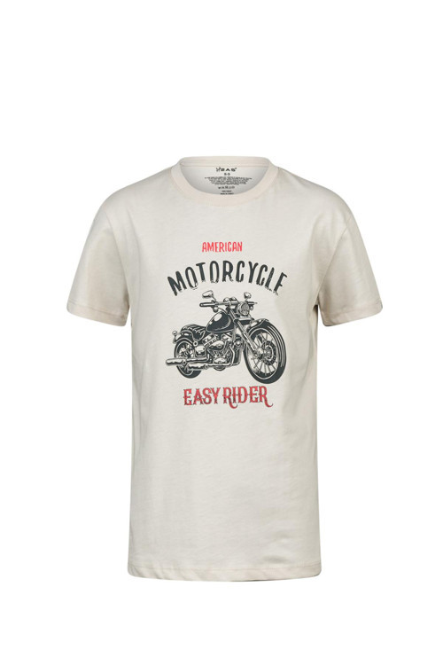 Aja Çocuk Baskılı T-Shirt Kum 212