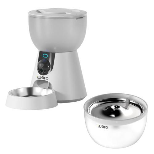 2in1 Kameralı Kedi/Köpek Mama Kabı