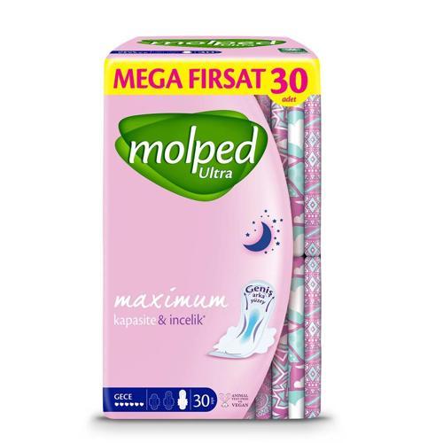 Ultra Anatomik Mega Fırsat Ped Gece 30x2 60 Adet