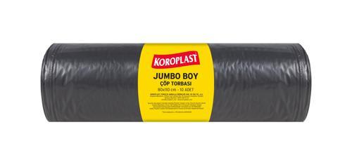 Ofis İşyeri için Jumbo Boy Çöp Torbası 80*110cm 10'lu
