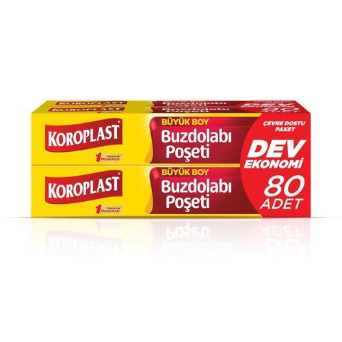 Büyük Boy Buzdolabı Poşeti 80'li  Ekonomik Paket