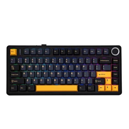 F75 Siyah LEOBOG Icevein Switch RGB Kablosuz Hotswap Mekanik Gaming Klavye