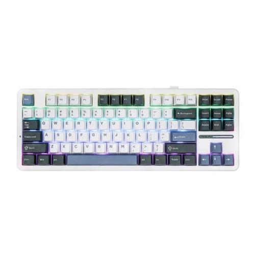 F87 Pro Smoke Blue LEOBOG Greywood V4 Switch RGB Kablosuz Hotswap Mekanik Gaming Klavye