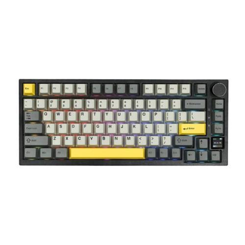 AK820 Pro Gri Gift Switch RGB Kablosuz Hotswap Mekanik Gaming Klavye