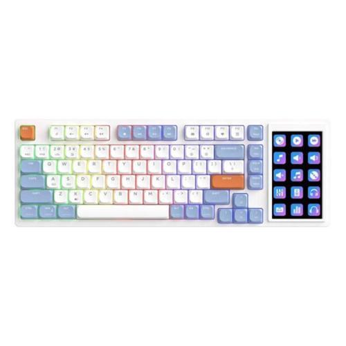 AKP815 Blue White Orange Huannuo Short Tea Switch RGB Mekanik Gaming Klavye