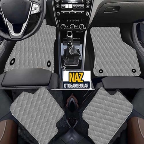 Hyundai i30 OTOMATİK 2012-2017 Uyumlu Gri Dikişli Gri Deri Paspas