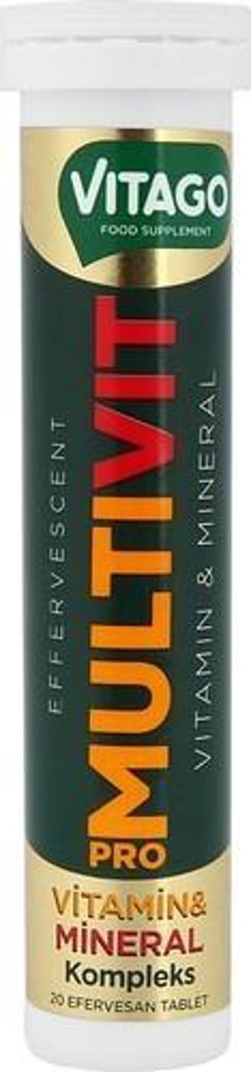 Promultivit Multivitamin, Multimineral Içeren 20'Li Efervesan Tablet