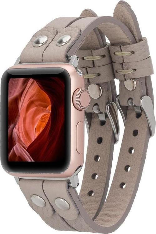 Apple Watch Uyumlu Deri Kordon Ely Double Tour ST ERC3