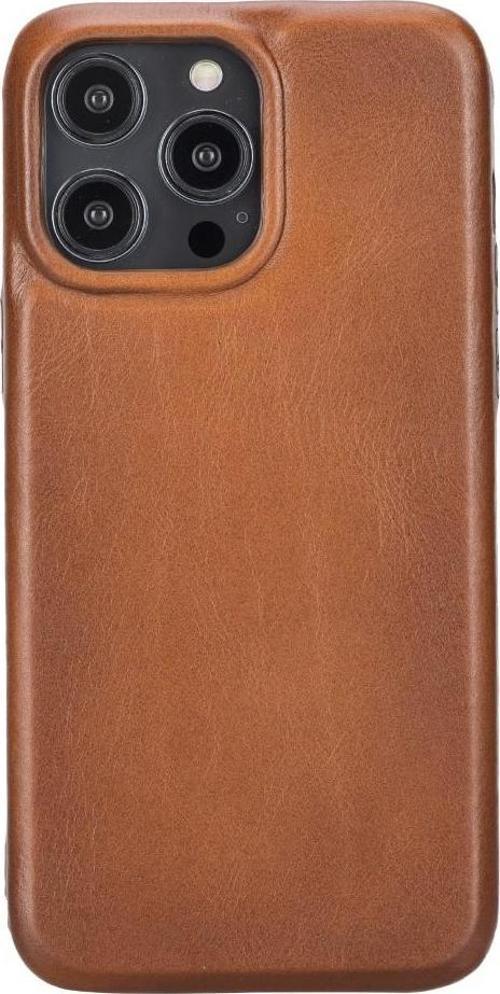 Apple iPhone 14 Pro Max Uyumlu Deri Arka Kapak ROCK G2