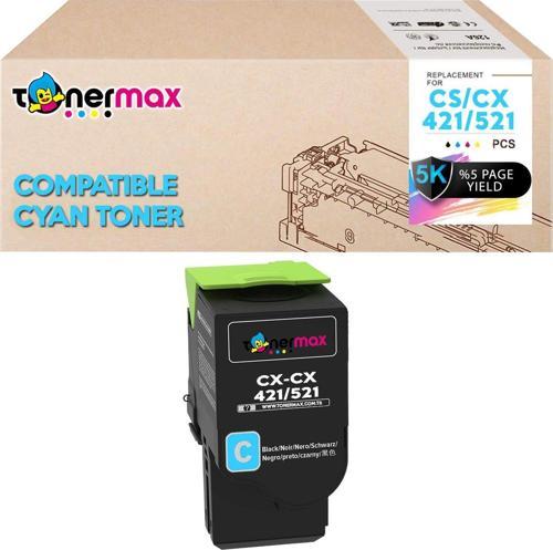 Lexmark CS421-78C5XC0 Mavi Muadil Toner Yüksek Kapasiteli / CS421 / CX421 / CS521 / CX521 / CS622 / CX622 / CS625 / CX62