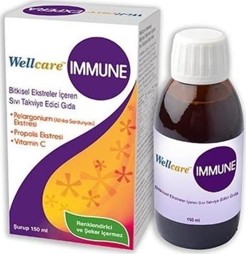 İmmune Bitkisel Takviye Edici Şurup 150 Ml