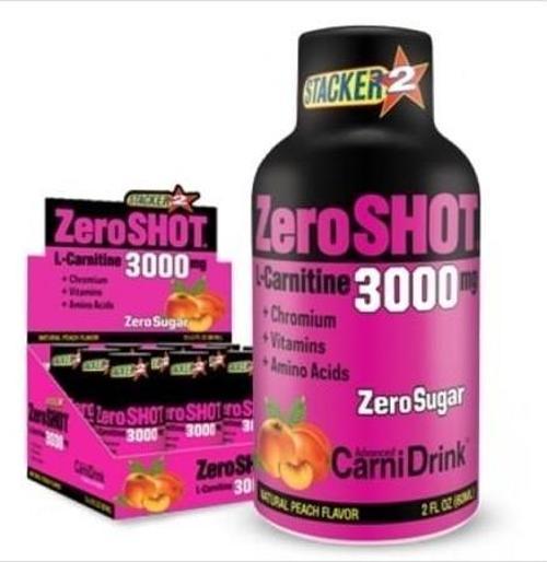 Zero Shot L-Carnitine Termojenik  Şeftali Aroma 60Ml