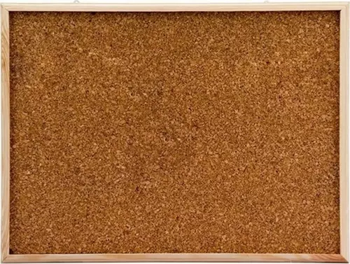 60x90 Ahşap Çerçeve Mantar Pano