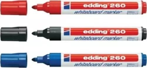 260 Beyaz Yazı Tahtası Kalemi Silinebilir 3 Renk