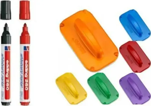 260 Tahta Kalemi Siyah Ve Kırmızı Brons Tahta Silgi T.s Edding260-BronsSilgi