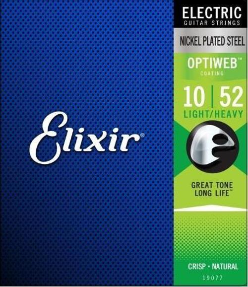 19077 Optiweb Light Heavy Elektro Gitar Teli 10-52