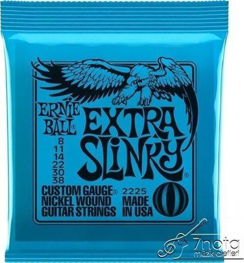 P02225 Elektro Gitar Teli 008-038 Extra Slinky Nickel