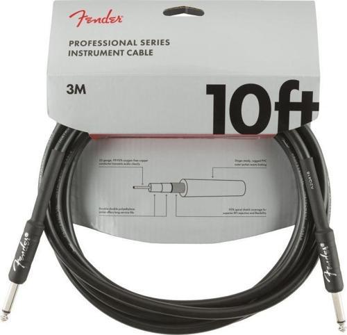 3 Metre Gitar Kablosu Professional Series - Instrument Cable Black MINT