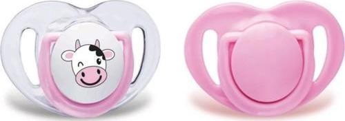 Silikon Emzik Pembe İnek 2'Li 12 Ay+