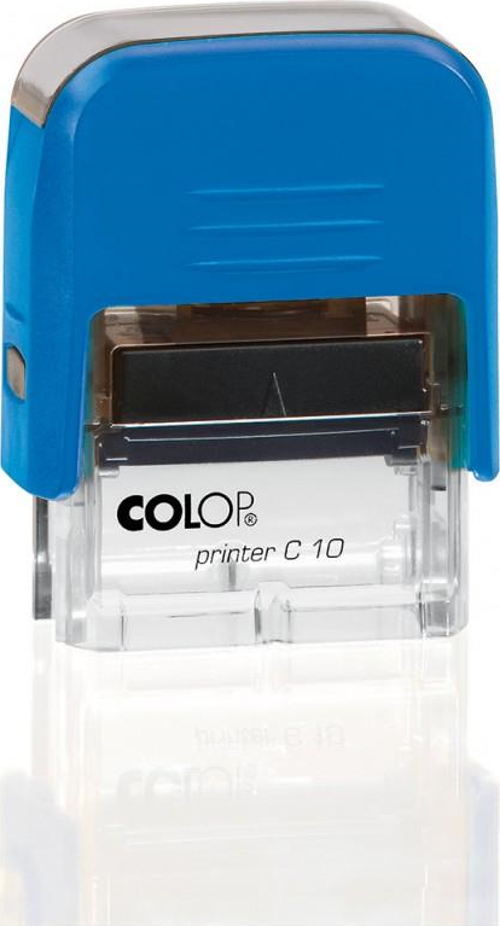 PRINTER C10 MAVİ KASA SİYAH KEÇE - 10X27MM