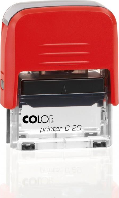 PRINTER C20 KIRMIZI KASA SİYAH KEÇE - 14X38MM
