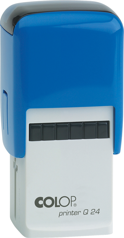 Q24 KARE MAVİ KASA SİYAH KEÇE - 24X24MM
