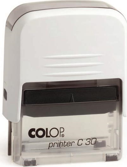 PRINTER C30 BEYAZ KASA SİYAH KEÇE - 18X47MM